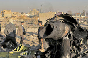 πτώση ουκρανικού αεροσκάφους έξω από την Τεχεράνη