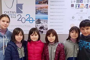 Οικογενειακή υπόθεση αποτελεί το σκάκι για έξι αδέλφια από την Ουκρανία που συμμετέχουν στο Cretan Chess Tour