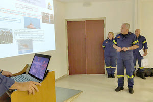 ο γενικός γραμματέας Πολιτικής Προστασίας Νίκος Χαρδαλιάς, στο πλαίσιο παρουσίασης του νέου σχεδίου νόμου, για το Εθνικό Σχέδιο Διαχείρισης Κρίσεων