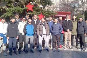 Η εφηβική ομάδα μπάσκετ του “ΗΡΑΚΛΕΙΟ” ΟΑΑ