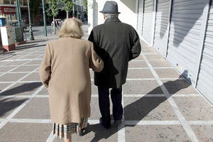 ηλικιωμένο ζευγάρι