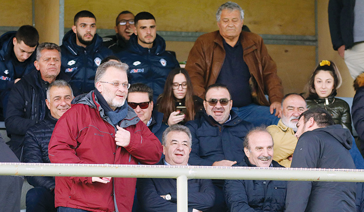 ο περιφερειάρχης Στ. Αρναουτάκης μαζί με τον Ν. Τζώρτζογλου στις Αρχάνες