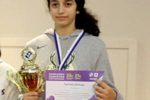 Πρωταθλήτρια Ελλάδας η 15χρονη σκακίστρια του ΟΦΗ, Ειρήνη Εργαζάκη