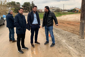 Ολοκληρώθηκε ο νέος αγωγός ομβρίων μήκους 150 μέτρων στην Αμμουδάρα στην οδό Μακεδονίας