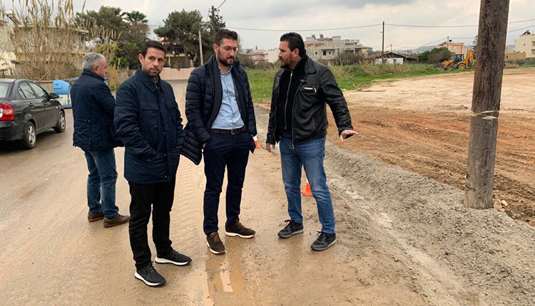 Ολοκληρώθηκε ο νέος αγωγός ομβρίων μήκους 150 μέτρων στην Αμμουδάρα στην οδό Μακεδονίας