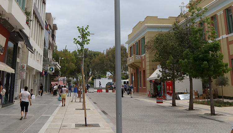 το έργο ανάπλασης της  λεωφόρο Δικαιοσύνης