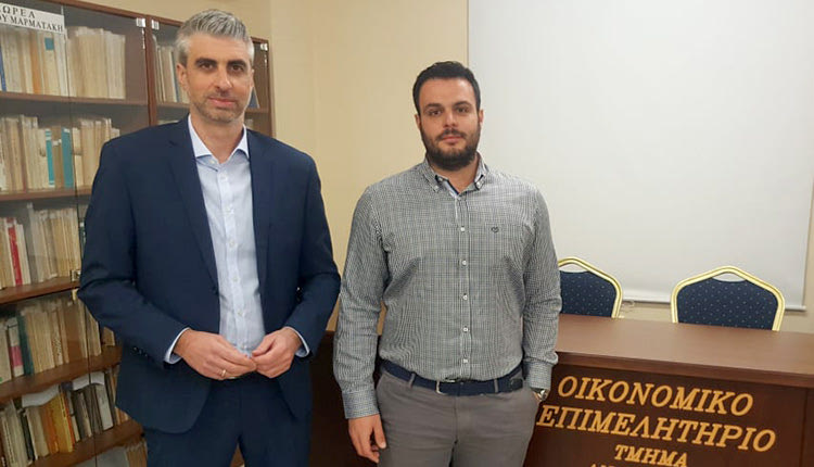 Οι κ.κ. Σταύρος Καρτέρης και Μύρων Οικονομάκης