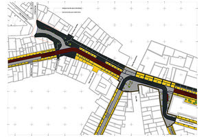 η ανά́πλαση τμή́ματος της οδού́ Ψαρομηλί́γκων