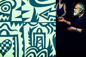 ο εικαστικός Μ. Αποστολάκης