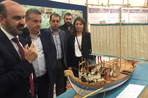 Η έκθεση «Τα νησιά των ανέμων» στο Μουσείο Μεσσαράς, σε μια πανηγυρική τελετή εγκαινίων και ο περιφερειάρχης Στ. Αρναουτάκης