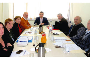 Σύσκεψη στο Υπουργείο Αγροτικής Ανάπτυξης και Τροφίμων της ομάδας εργασίας για τη μελέτη των επιπτώσεων της κλιματικής αλλαγής στις ελαιοκαλλιέργειες της Κρήτης