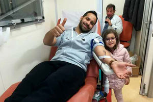 Η εθελοντική αιμοδοσία που διοργάνωσε το μπάσκετ του ΟΦΗ σε συνεργασία με την κινητή μονάδα Βενιζελείου