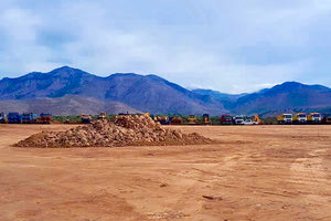 εργοτάξιο για το νέο διεθνές αεροδρόμιο στο Καστέλλι