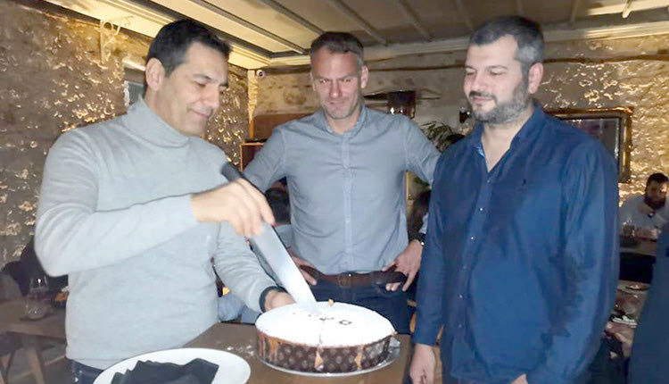 Από την κοπή πίτας της ομάδας μπάσκετ του ΟΦΗ