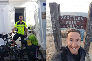 Από το Κάρντιφ στην Κρήτη με ποδήλατο ο Julian Templeton