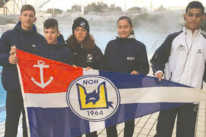 οι αθλητές του ΝΟΗ στους χειμερινούς αγώνες Παμπαίδων ΑΒ