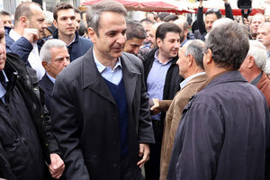 Ο πρωθυπουργός Κυριάκος Μητσοτάκης στην Κρήτη