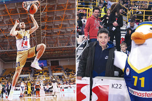 Ο Παπαγιάννης που κέρδισε στα καρφώματα και οι μασκότ έδωσαν το δικό τους χρώμα στην εκδήλωση