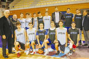 Οι κ.κ. Αυγενάκης, Γλυνιαδάκης και Γιαννάκης στο σεμινάριο προπονητών