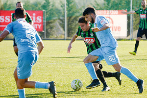 Ο Μπαράτα σε στιγμιότυπο από το χθεσινό παιχνίδι