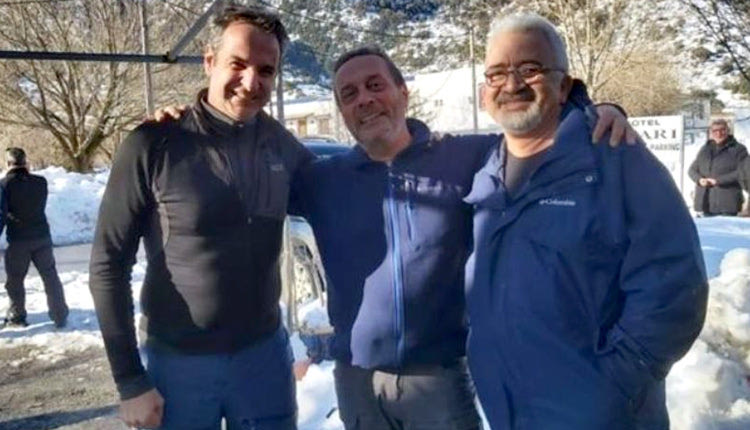 Πήγε για σκι στον Ομαλό ο Μητσοτάκης! 