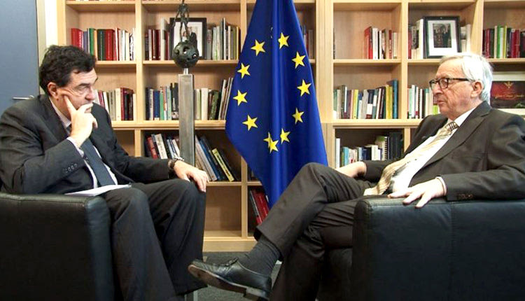 Ο τέως πρόεδρος της Κομισιόν Ζαν Κλοντ Γιούνκερ μιλώντας στον ΣΚΑΙ