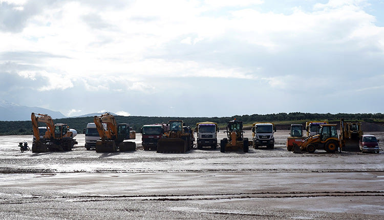 έργα υλοποίησης του νέου διεθνούς αεροδρομίου Καστελλίου