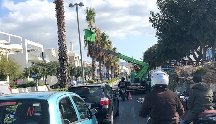 λίφτινγκ στους δρόμους στο Ηράκλειο.