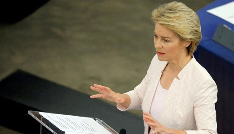 η πρόεδρος της Ευρωπαϊκής Επιτροπής Ούρσουλα φον ντερ Λάιεν