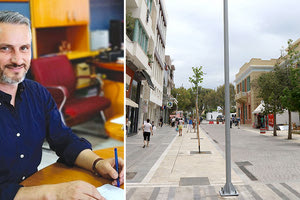 Ο αντιδήμαρχος Τεχνικών Έργων κ. Γιάννης Αναστασάκης και το έργο ανάπλασης των κεντρικών οδικών αρτηριών της πόλης