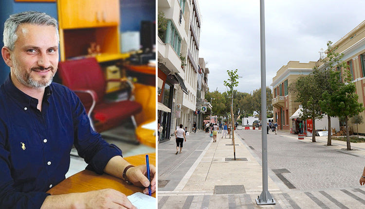 Ο αντιδήμαρχος Τεχνικών Έργων κ. Γιάννης Αναστασάκης και το έργο ανάπλασης των κεντρικών οδικών αρτηριών της πόλης