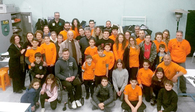 Η κοπή της πίτας στο σκοπευτήριο αεροβόλων ΠΑΣ της Ν. Αλικαρνασσού