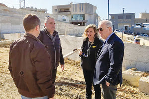 Την εξέλιξη των εργασιών διαμόρφωσης του κοινοχρήστου χώρου επί της λεωφόρου 62 Μαρτύρων είχε την ευκαιρία να διαπιστώσει χθες ο δήμαρχος Ηρακλείου Βασίλης Λαμπρινός,