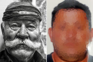 Το θύμα της δολοφονίας, ο 73χρονος Μανώλης Φινοκαλιώτης ή “Κοντοβράκης” αριστερά και ο 43χρονος δράστης δεξιά