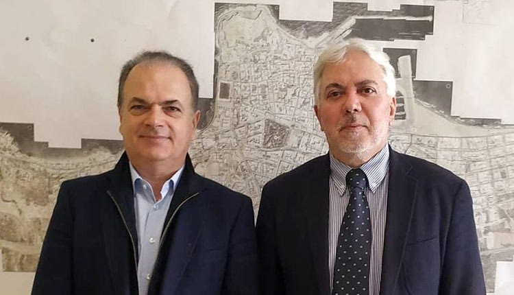 Με τον επίτιμο πρόξενο του Μεγάλου Δουκάτου του Λουξεμβούργου στο Ηράκλειο, Γιώργο Αεράκη συναντήθηκε ο δήμαρχος Ρεθύμνης Γιώργος Μαρινάκης