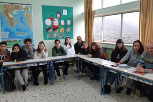 Ομά́δα εργασίας της επιχειρηματικής προσπάθειας του Λυκείου Μοχού