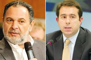 Κουράκης από την Περιφερειακή Ένωση Δήμων Κρήτης με τον αρμόδιο υπουργό Μετανάστευσης και Ασύλου Νότη Μηταράκη