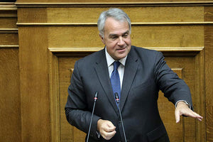 Ο κ. Βορίδης μιλώντας στη Βουλή