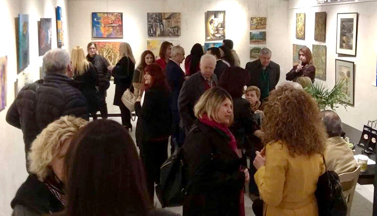 Πλήθος κόσμου στα εγκαίνια της έκθεσης