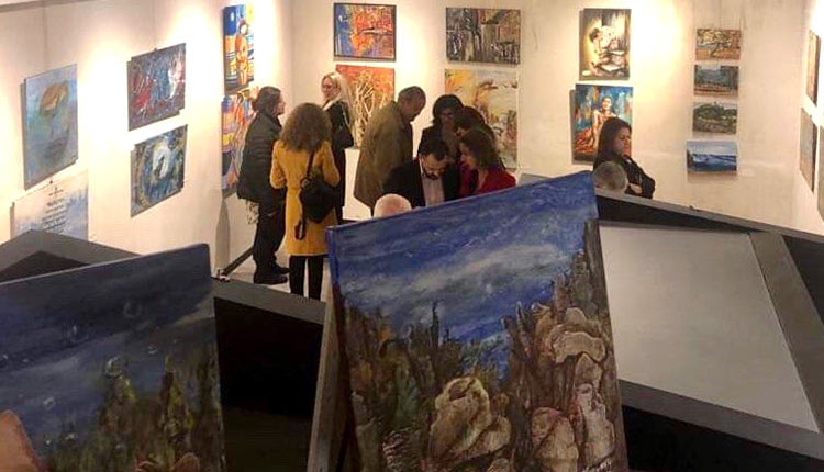 Ο φιλόξενος χώρος της έκθεσης