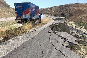 Σοβαρά προβλήματα στον καινούριο δρόμο της Μεσσαράς