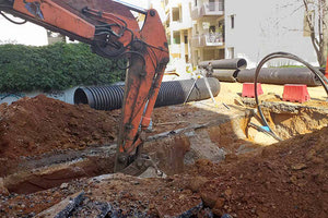 εργασίες αντικατάστασης του δικτύου ύδρευσης του Δήμου Ηρακλείου