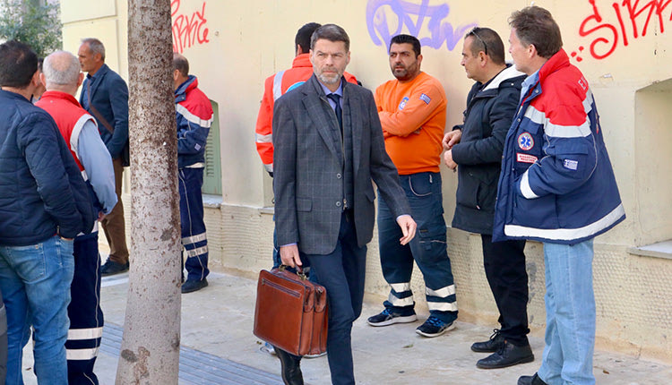 ο πρόεδρος του Δικηγορικού Συλλόγου Ηρακλείου κ. Άρης Ροζάκης