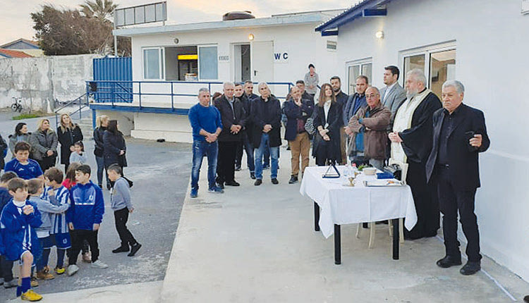 Από τα εγκαίνια της αίθουσας πολλαπλών χρήσεων