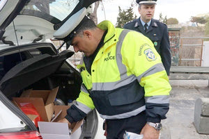 αλκοόλομετρα έδιναν χθες οι αστυνομικοί της Τροχαίας Ηρακλείου στους οδηγούς
