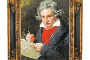 Ο μεγάλος Γερμανός συνθέτης Ludwig van Beethoven