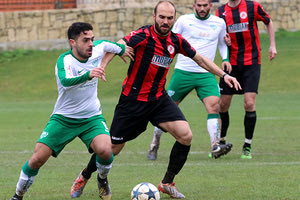 Ο Πλουσής σε φάση απο το χθεσινό παιχνίδι του Γιούχτα με τον Πανακρωτηριακό