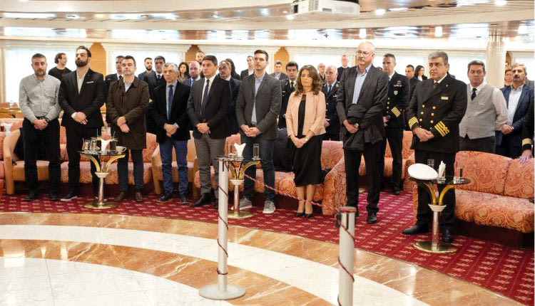 Η τελετή ονοματοδοσίας του πλοίου “ΚΥΔΩΝ ΠΑΛΑΣ” 