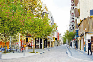 H υλοποίηση του έργου της ανάπλασης των οδών 1821