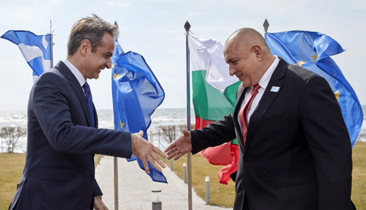 ο πρωθυπουργός Κυριάκος Μητσοτάκης και ο Βούλγαρος ομόλογός του, Μπόικο Μπορίσοφ.